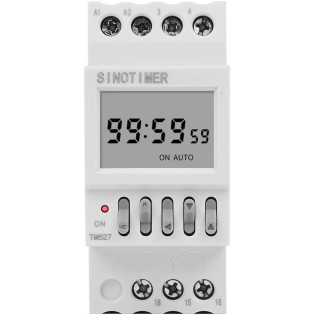 Temporizator 24 V, programabil 1 secunda pana la 99 de ore Releu de timp pentru ciclul automat infinit